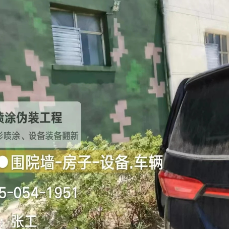 酒泉数码迷彩漆施工